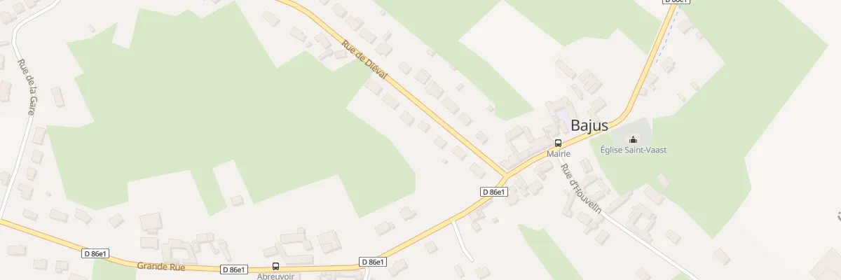 Plan du 13 Rue de Diéval à Bajus