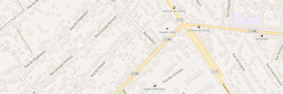 Plan du 9 Rue Pasteur à Bonneuil-sur-Marne