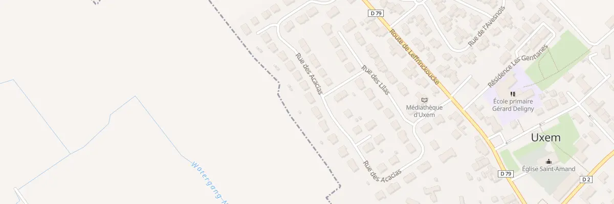 Plan du 30 Rue des Acacias à Uxem