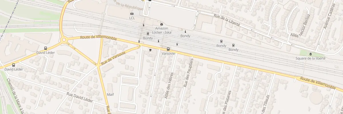 Plan du 26 Rte de Villemomble à Bondy