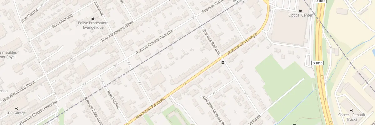 Plan du 18 Rue Henri Pauquet à Creil