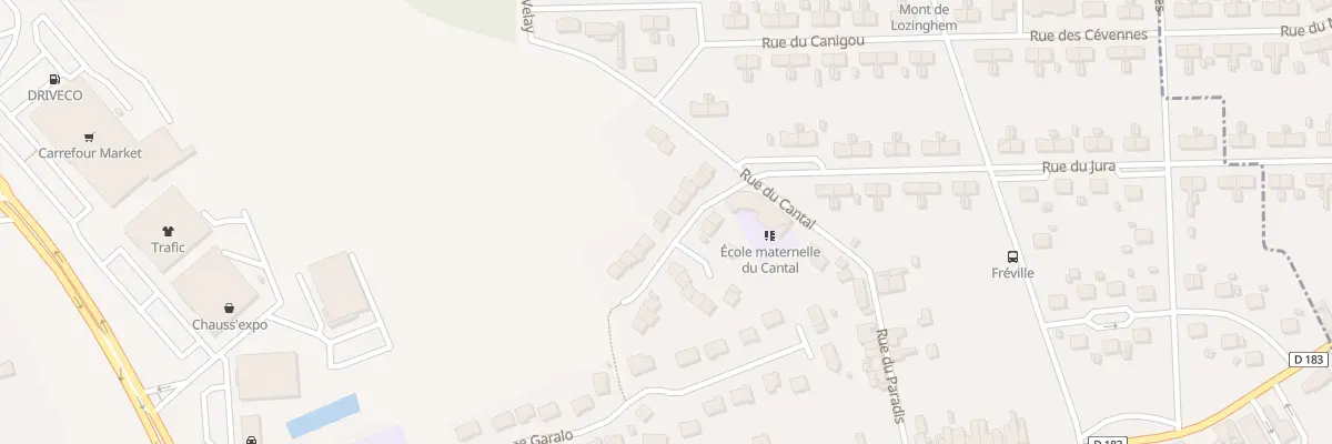 Plan du 12 Rue Jules Raimu à Auchel