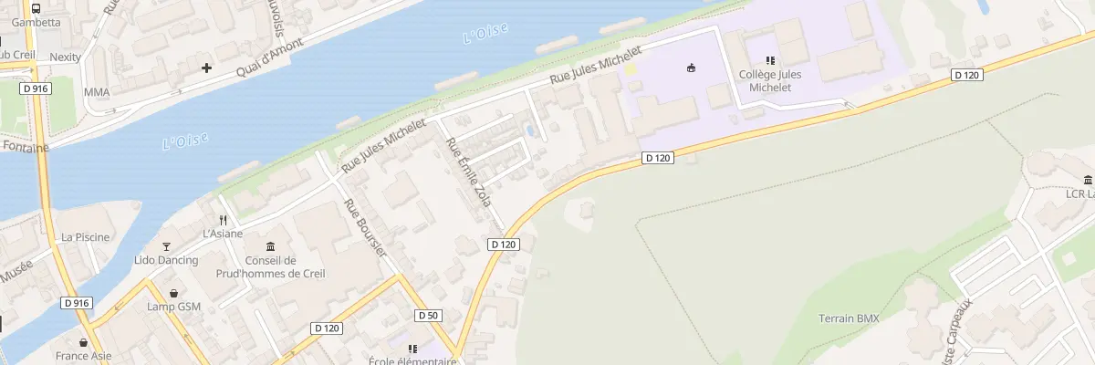 Plan du 724 Rte de Vaux à Creil