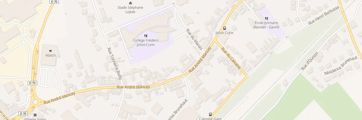 Plan du 102B Rue Mancey à Calonne-Ricouart