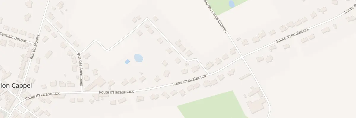 Plan du 2 Rue Yves Deroo à Wallon-Cappel