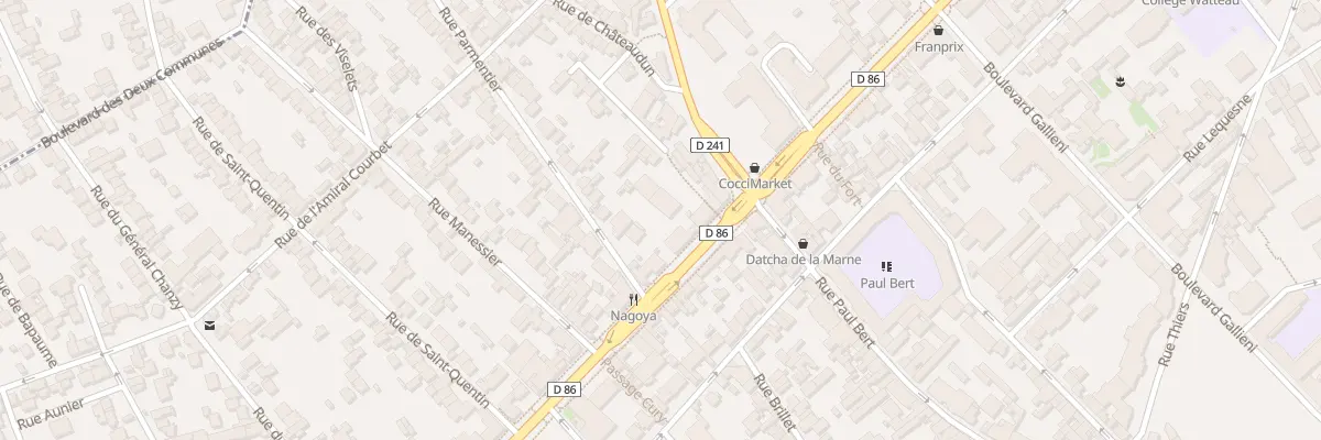 Plan du 4 Rue Parmentier à Nogent-sur-Marne