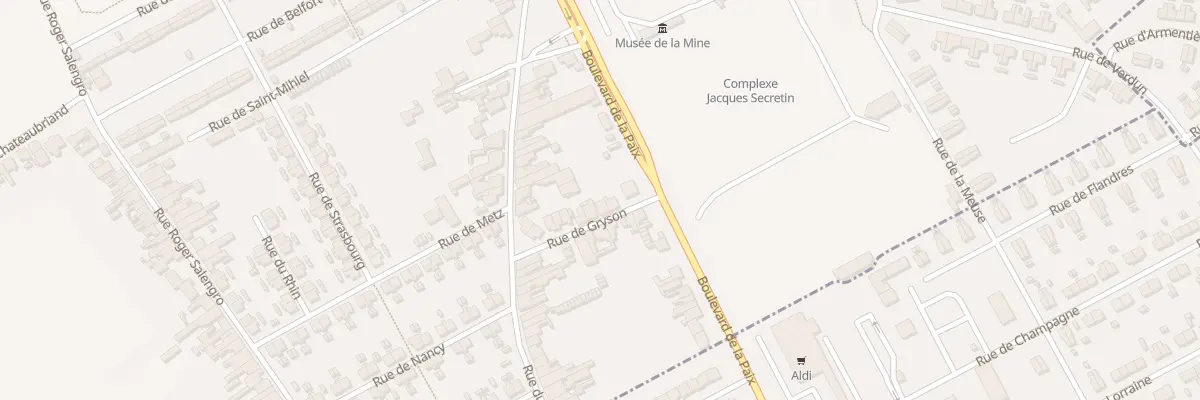 Plan du 5 Rue Gryson à Auchel