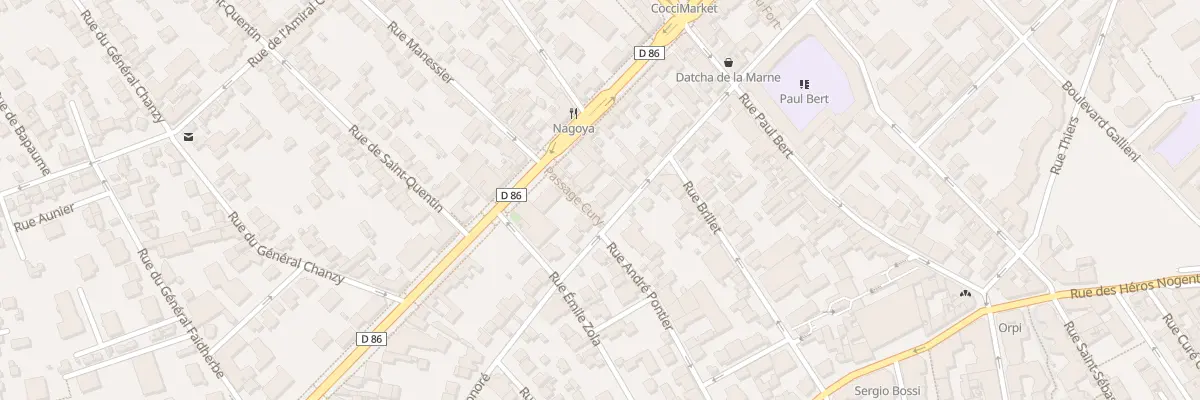 Plan du 33 Rue Théodore Honoré à Nogent-sur-Marne