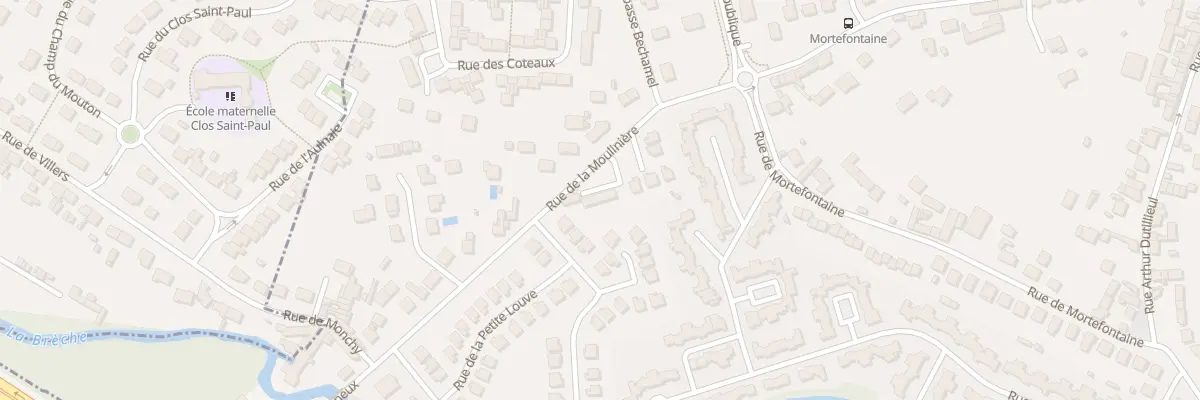 Plan du 2 Rue de la Moulinière à Villers-Saint-Paul