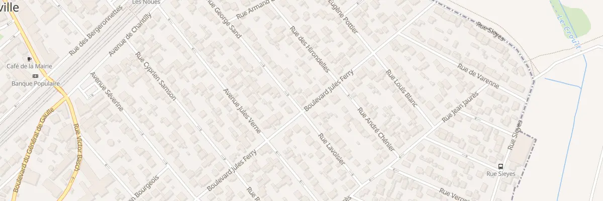 Plan du 71 Bd Jules Ferry à Goussainville