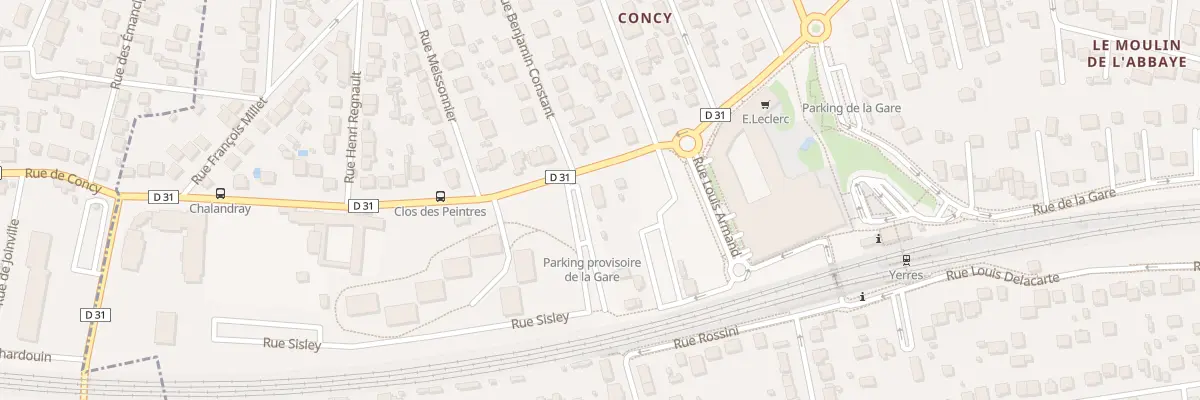 Plan du 125 Rue de Concy à Yerres