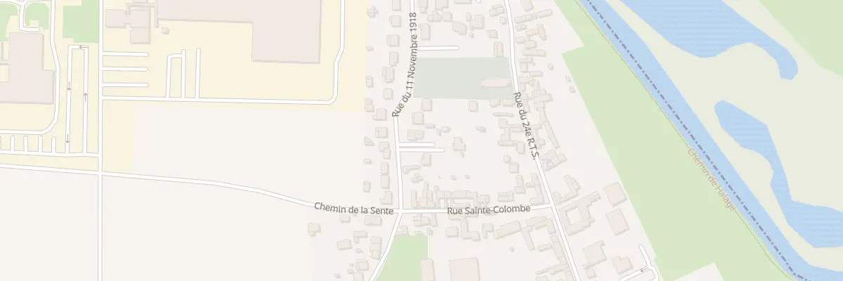 Plan du 8 Rue du 11 Novembre 1918 à Aubigny