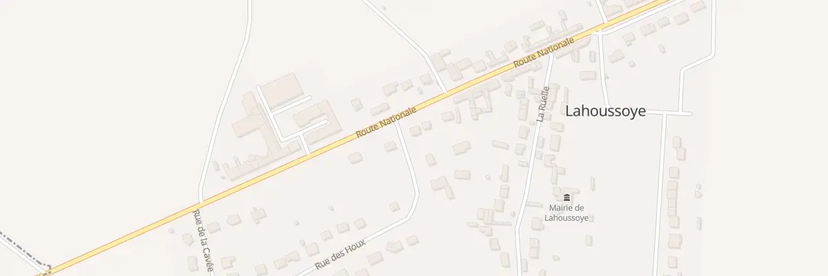 Plan du 357 Rte Nationale à Lahoussoye