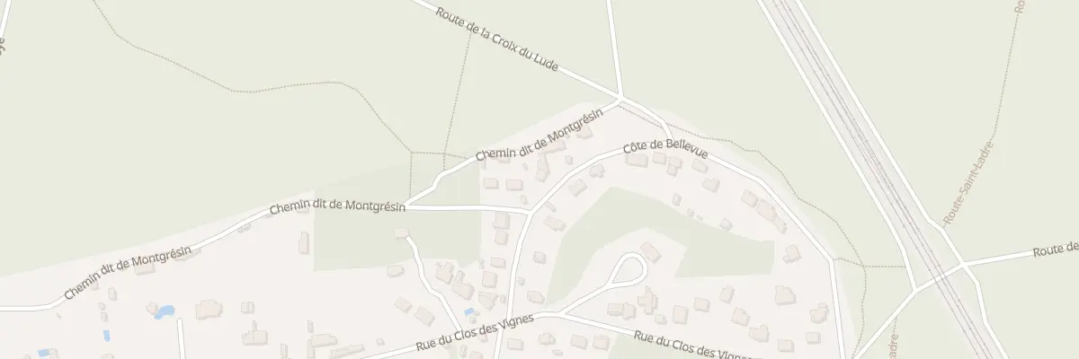Plan du 11 Côte de Bellevue à Coye-la-Forêt