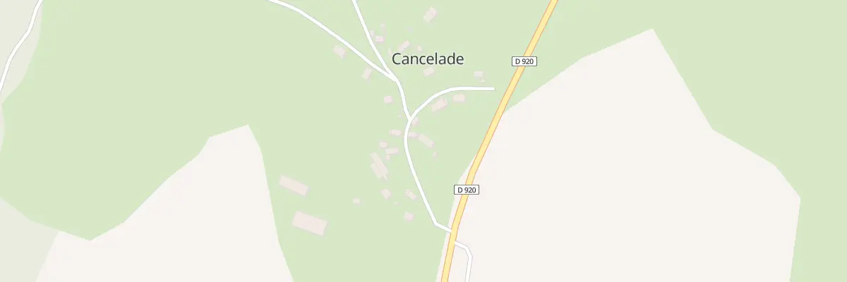 Plan du 3 Cancelade à Prunet