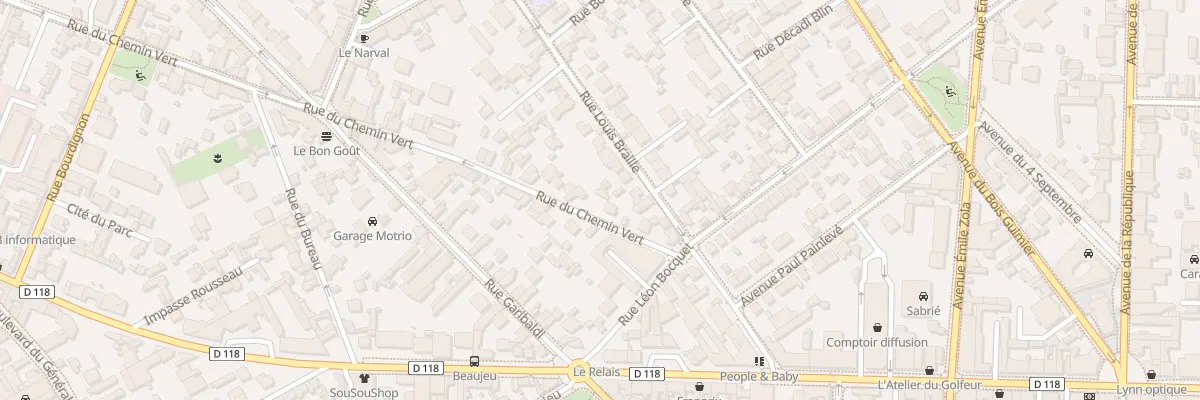 Plan du 57 Rue du Chemin Vert à Saint-Maur-des-Fossés