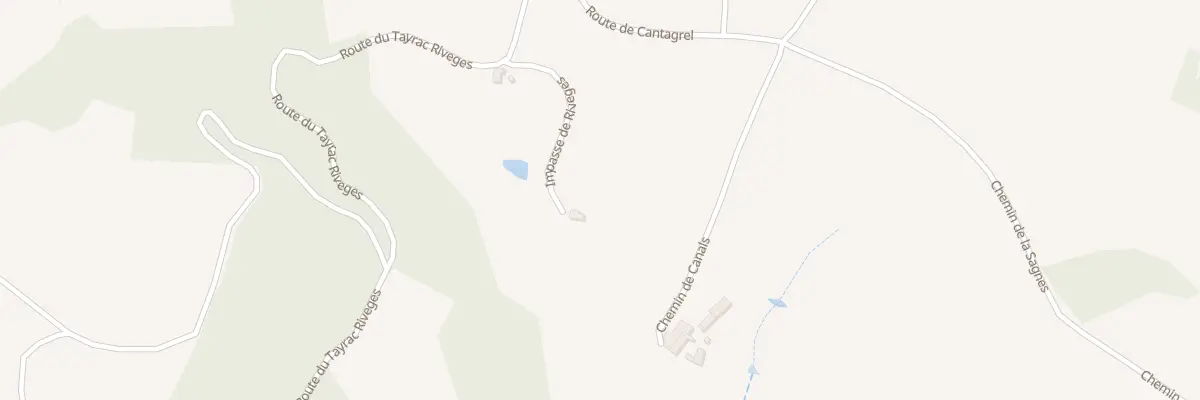 Plan du 5119C Riveges à Sénergues
