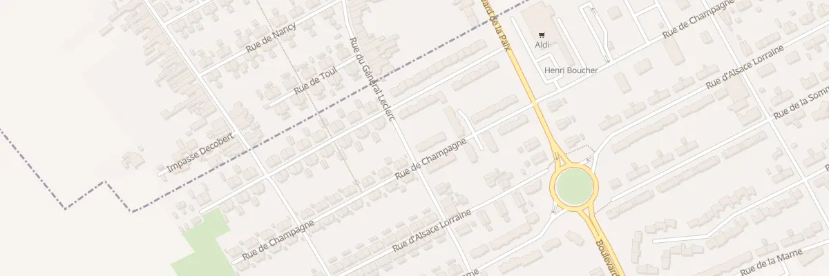 Plan du 87 Rue de Champagne à Calonne-Ricouart