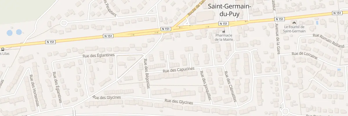 Plan du 2 Imp des Rosiers à Saint-Germain-du-Puy
