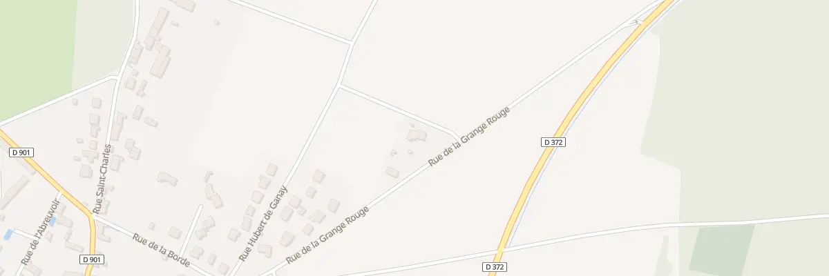 Plan de Devant la Grange Rouge à Courances