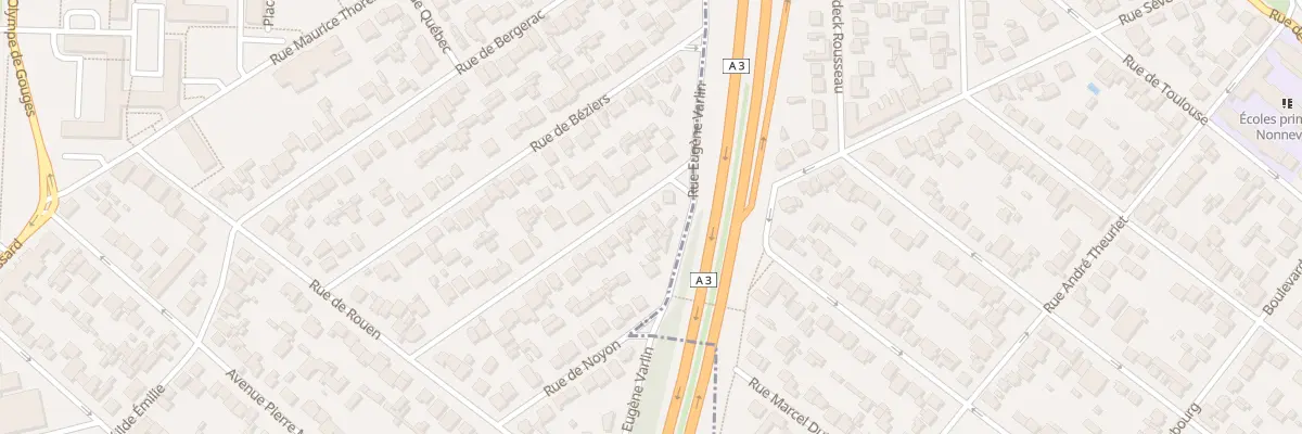 Plan du 34 Rue de Troyes au Blanc-Mesnil