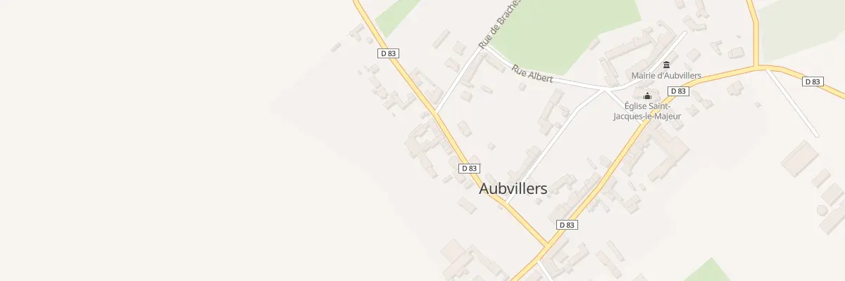 Plan du 20 Rue de Sauvillers à Aubvillers