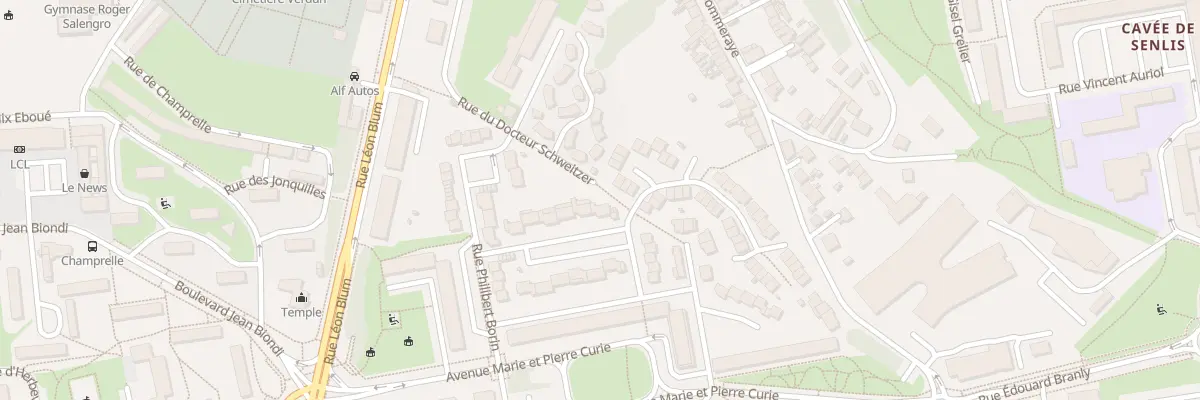Plan du 12 Sq Claude Bernard à Creil