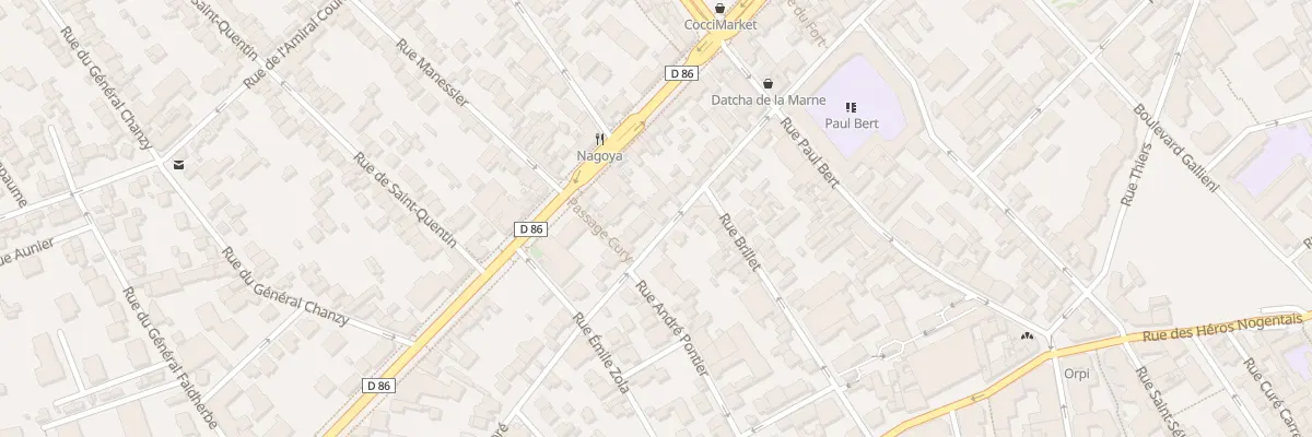 Plan du 37 Rue Théodore Honoré à Nogent-sur-Marne