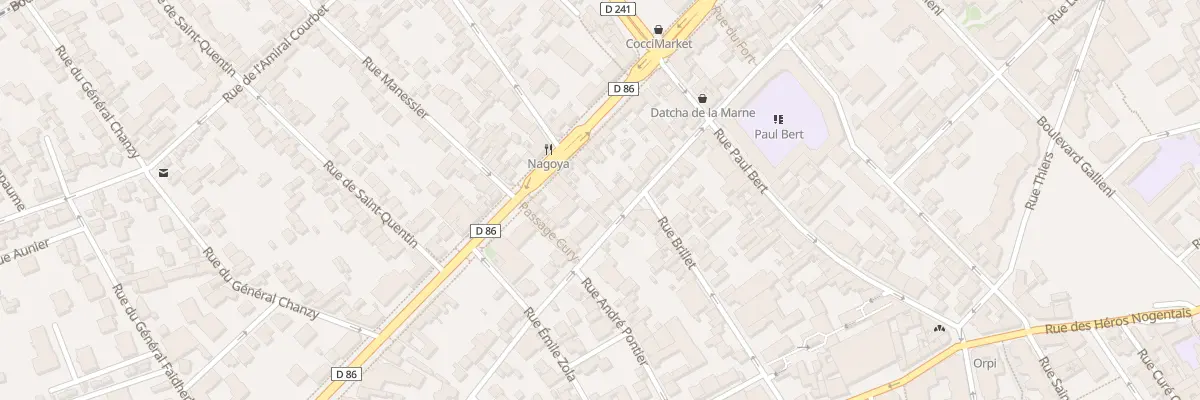 Plan du 39 Rue Théodore Honoré à Nogent-sur-Marne