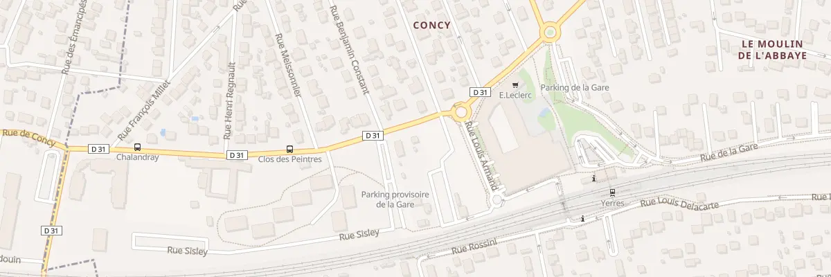 Plan du 121 Rue de Concy à Yerres
