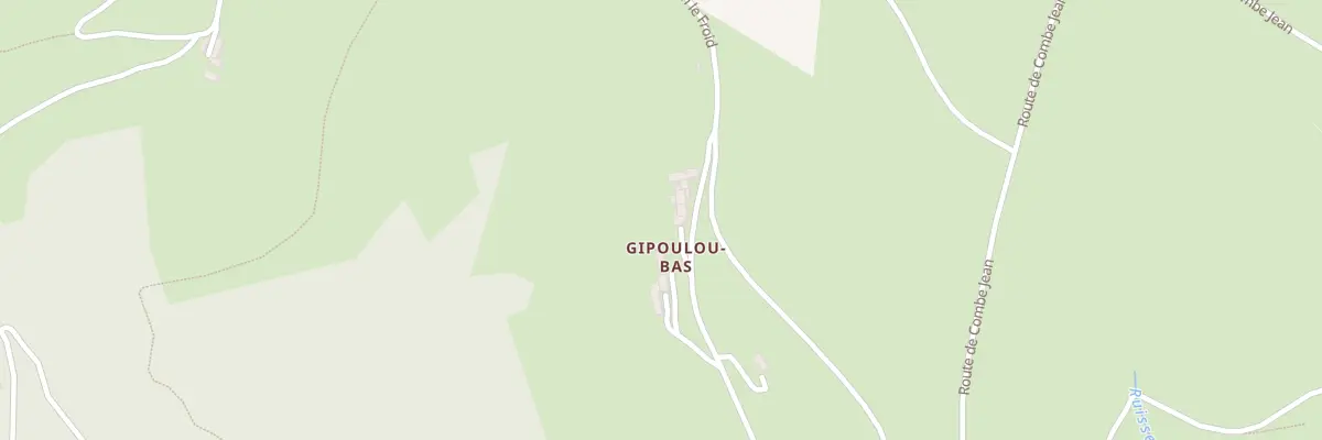 Plan du 5399 Gipoulou à Mouret