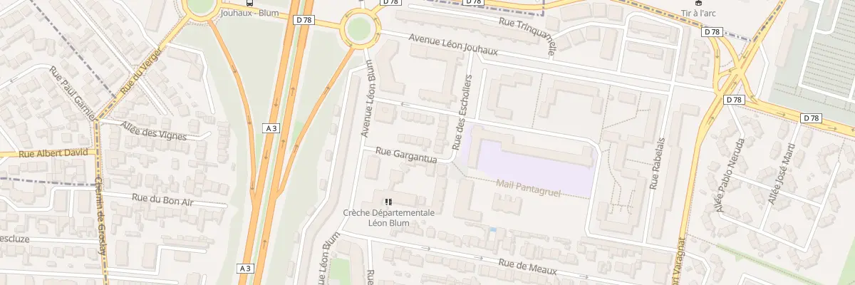 Plan du 9 Rue Gargantua à Bondy