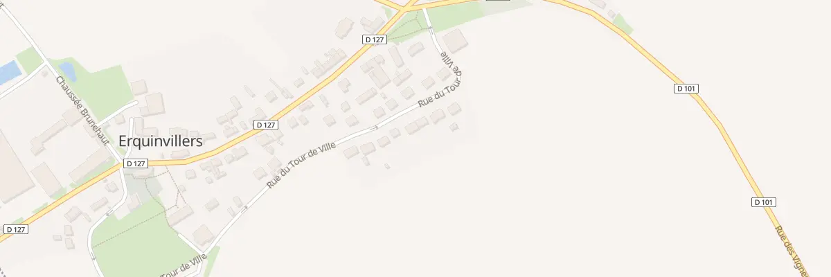 Plan du 394 Rue du Tour de Ville à Erquinvillers
