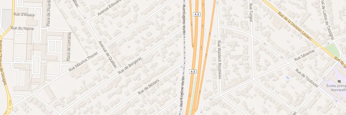 Plan du 55 Rue de Béziers au Blanc-Mesnil