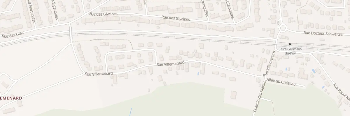 Plan du 20 Rue de Villemenard à Saint-Germain-du-Puy