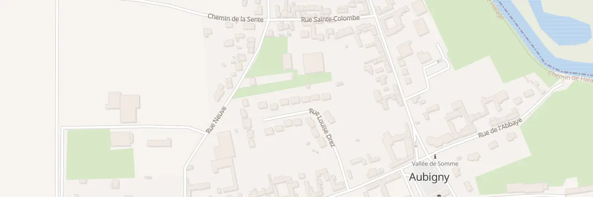 Plan du 12 Rue Louise Drez à Aubigny