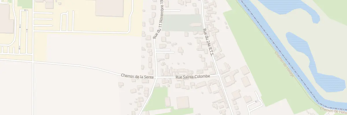 Plan du 6 Rue du 11 Novembre 1918 à Aubigny