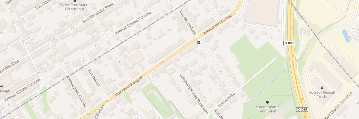Plan du 11 Rue Henri Pauquet à Creil