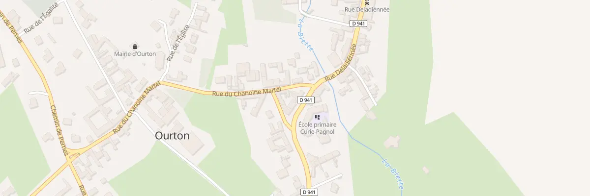 Plan du 534 Rue Deladiennee à Ourton