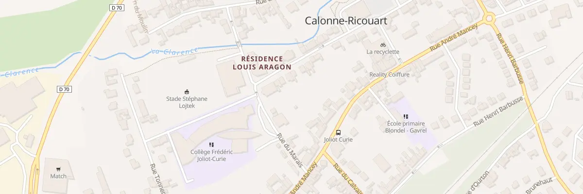 Plan du 27 Bd des Sports à Calonne-Ricouart