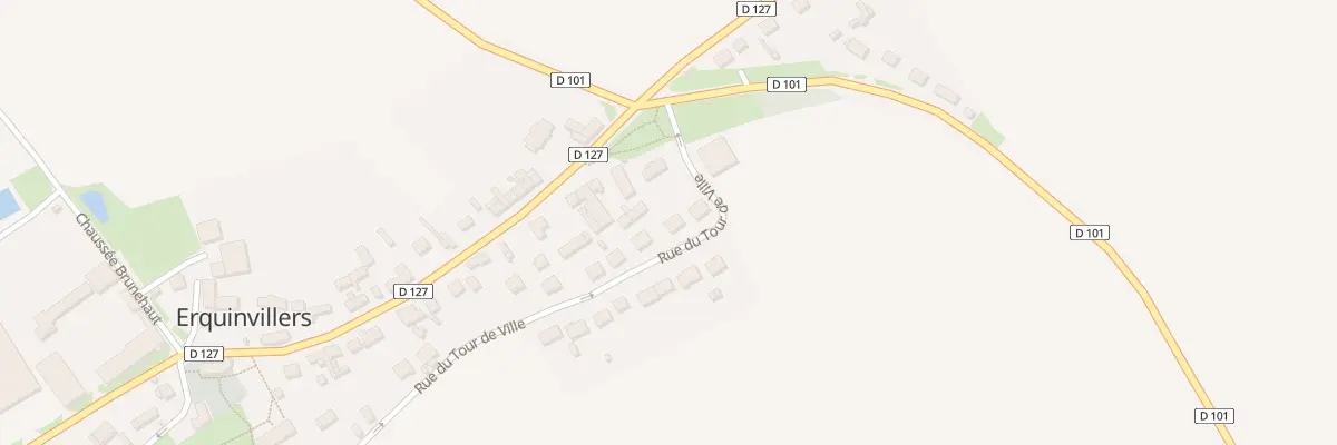 Plan du 433 Rue du Tour de Ville à Erquinvillers