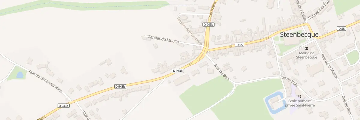 Plan du 88 Rue d’Aire à Steenbecque