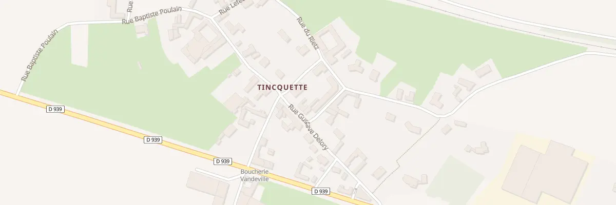 Plan du 14 Le Hameau de Tincquette à Tincques