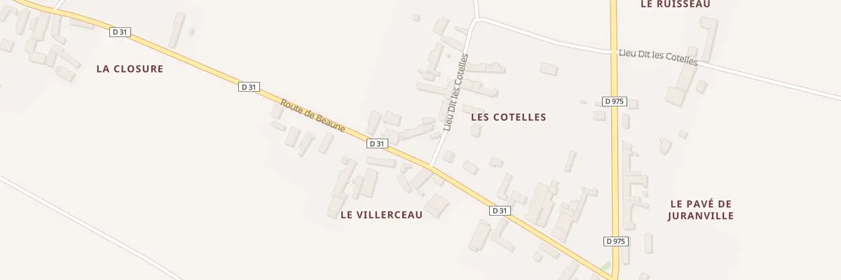Plan du 1 Les Cotelles à Juranville