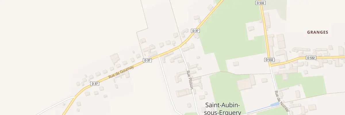 Plan du 34 Rue de Gournay à Saint-Aubin-sous-Erquery