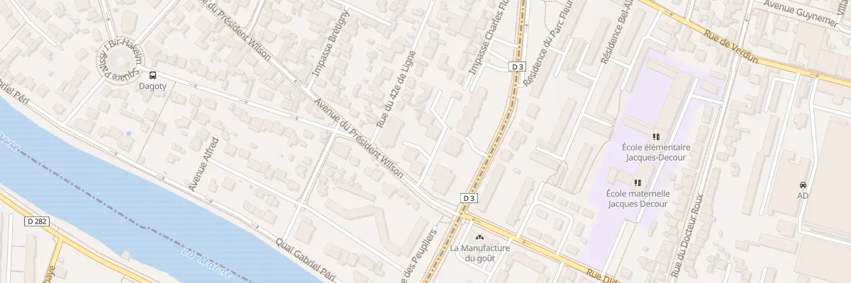 Plan du 47 Av President Wilson à Joinville-le-Pont