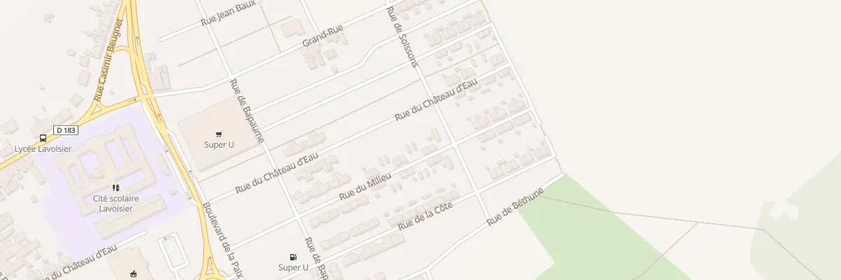 Plan du 118 Rue du Milieu à Auchel
