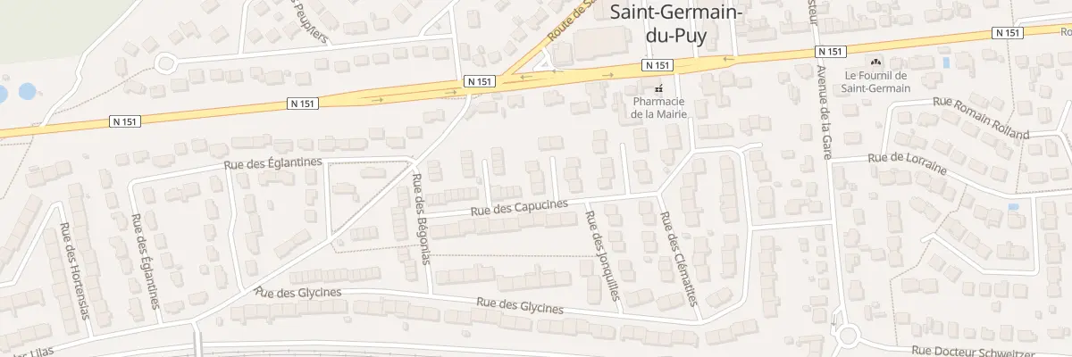 Plan du 3 Imp des Anemones à Saint-Germain-du-Puy