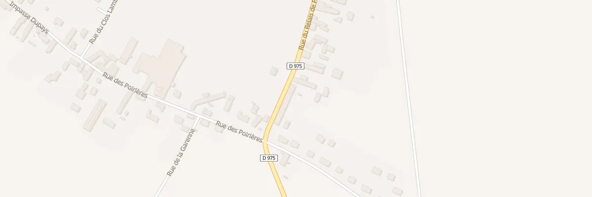 Plan du 74 Rue du Relais de Poste à Auxy