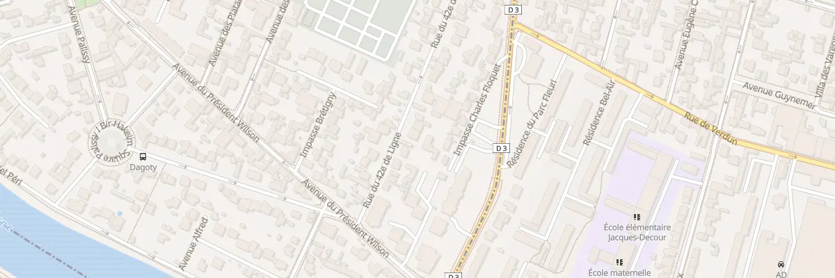 Plan du 47 Rue du 42é de Ligne à Joinville-le-Pont